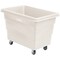 Global Industrial 8 Bushel Plastic Bulk Box Truck, Direct Mount Base, White, 33-3/10L x 24-3/5W x 27-2/5H 800313WH - alternate 1